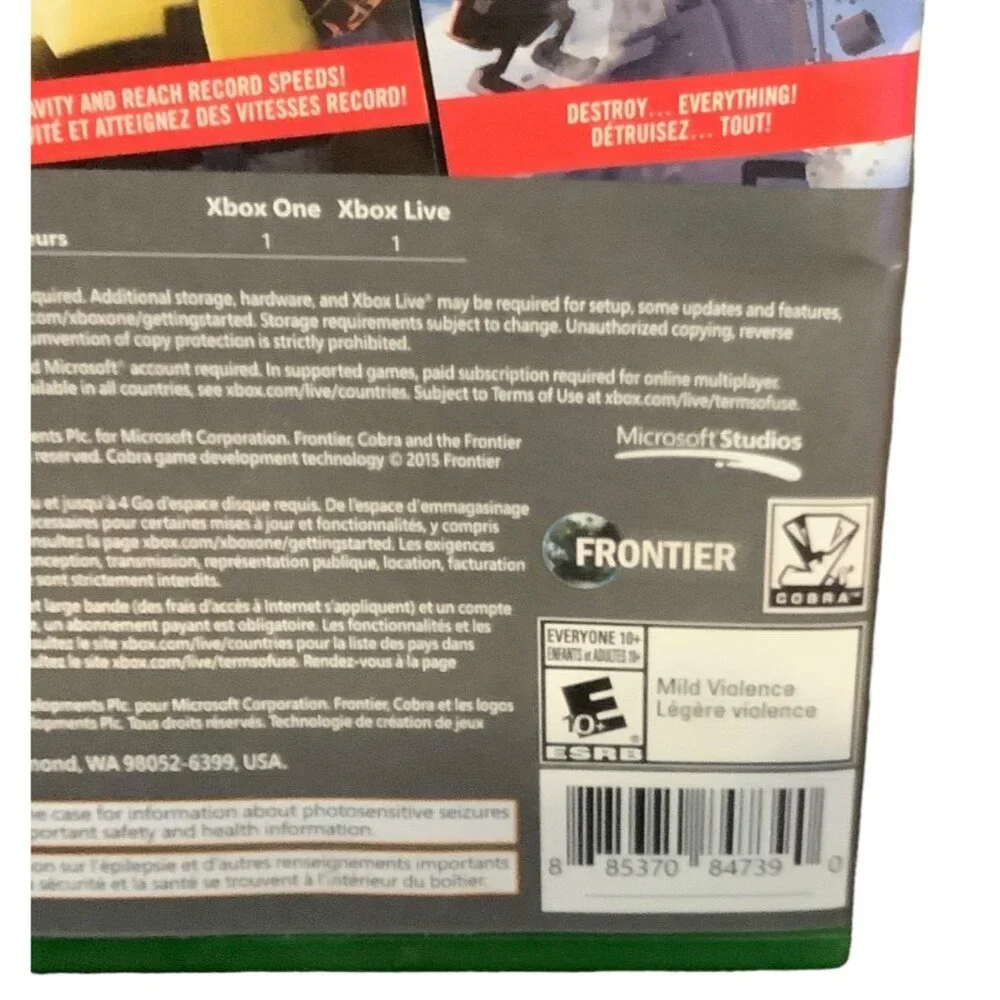 ScreamRide Xbox One Blu-ray Disc Microsoft Studios Mild Violence‎ Age 10+